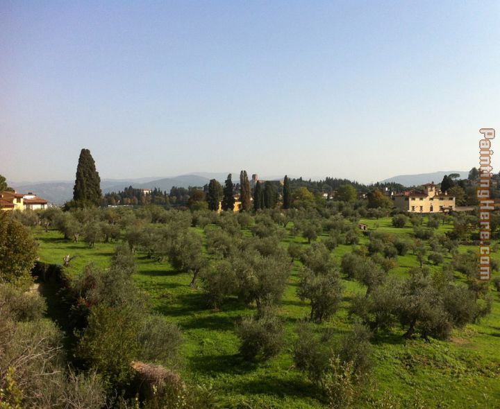 Tuscany 2013 painting - Unknown Artist Tuscany 2013 art painting